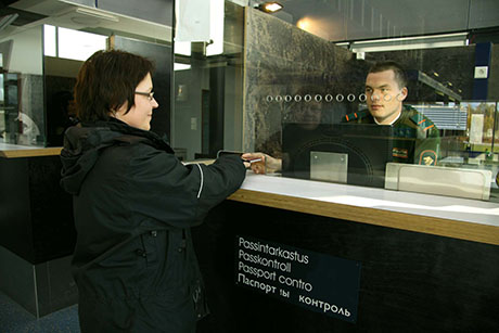 Image: Passport control