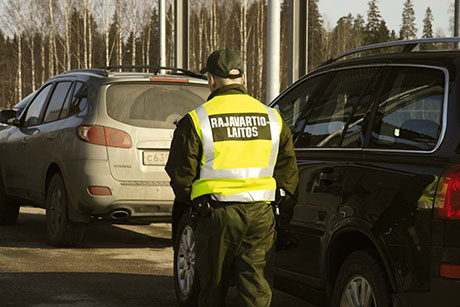 Kuvituskuva rajanylityspaikalta